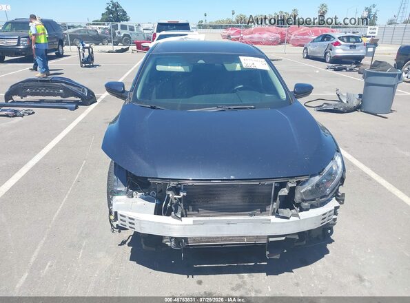 2HGFC2F63MH560140 2021 HONDA CIVIC Blue Вид задньої частини салону