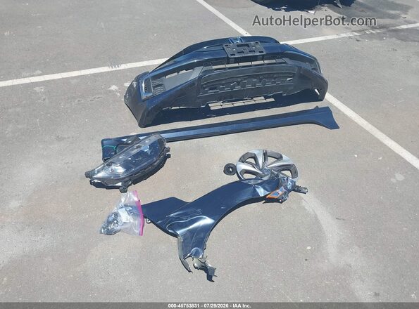 2HGFC2F63MH560140 2021 HONDA CIVIC Blue Вид щитка приладів