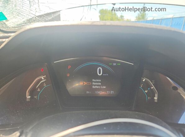 2HGFC2F64JH029377 2018 HONDA CIVIC White Սարքավորումների վահանակի տեսք