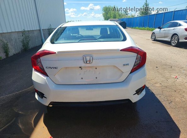 2HGFC2F64JH029377 2018 HONDA CIVIC White Հետևի տեսք