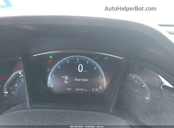 2HGFC2F64JH544847 2018 HONDA CIVIC Серый Вид задних сидений