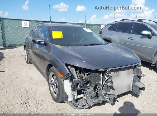2HGFC2F64JH544847 2018 HONDA CIVIC Серый 