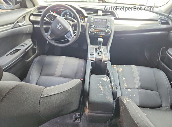2HGFC2F64KH505208 2019 HONDA CIVIC Gray Առջևի վահանակի տեսք