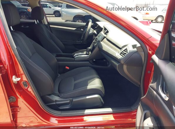 2HGFC2F64KH508500 2019 HONDA CIVIC Red Вид салону спереду