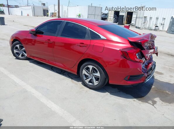 2HGFC2F64KH508500 2019 HONDA CIVIC Red Задня ліва чверть