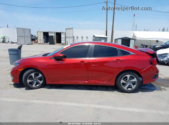2HGFC2F64KH508500 2019 HONDA CIVIC Red Панорамний вид салону 360°
