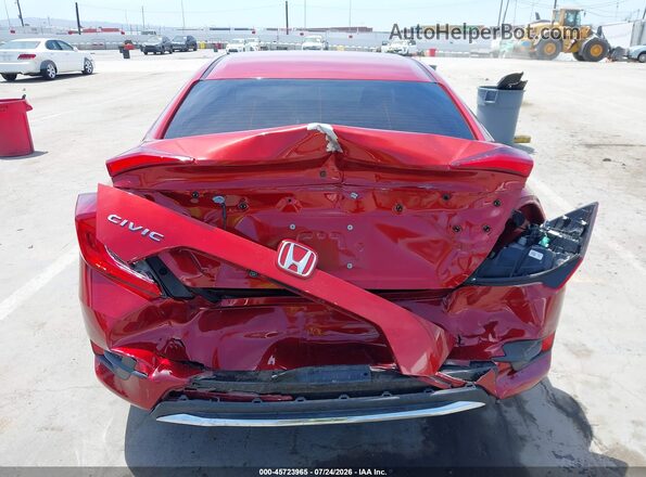 2HGFC2F64KH508500 2019 HONDA CIVIC Red Вид спереду