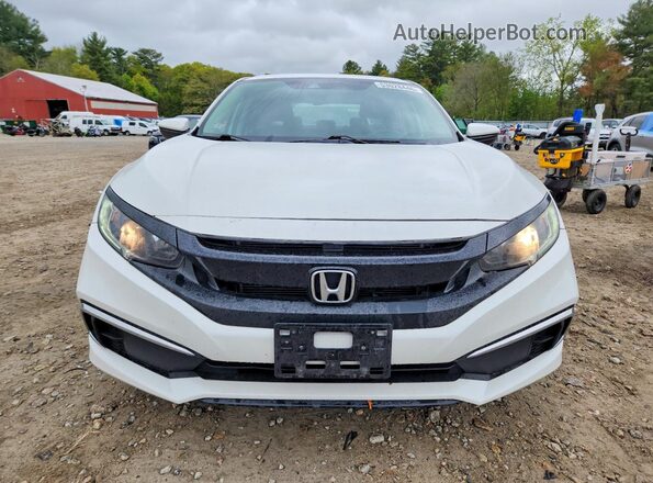 2HGFC2F64KH557728 2019 HONDA CIVIC White Widok z przodu