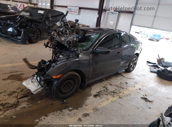 2HGFC2F64KH565537 2019 HONDA CIVIC Gray Front left