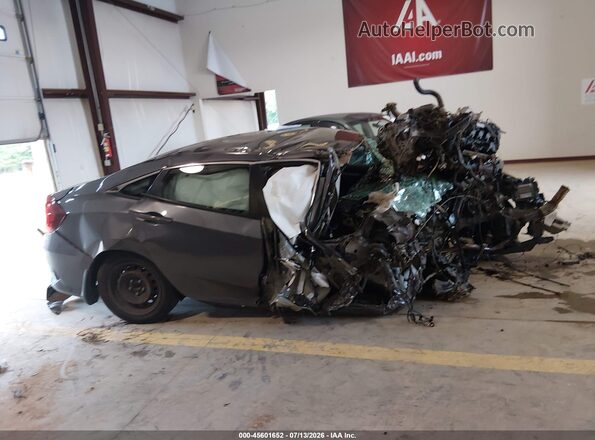 2HGFC2F64KH565537 2019 HONDA CIVIC Gray Rear interior view
