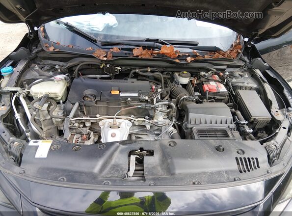 2HGFC2F64KH576134 2019 HONDA CIVIC Black Widok z tyłu