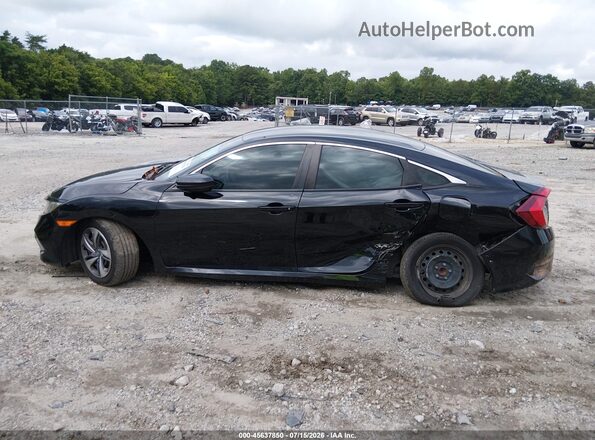2HGFC2F64KH576134 2019 HONDA CIVIC Black Widok wnętrza 360 stopni