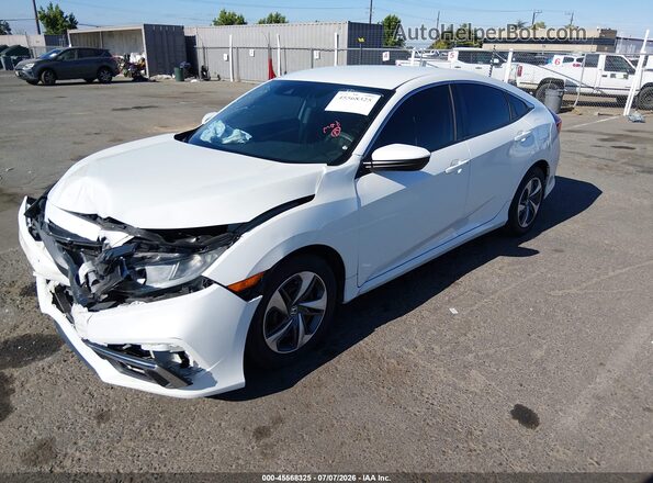2HGFC2F64KH586758 2019 HONDA CIVIC White Передня ліва чверть