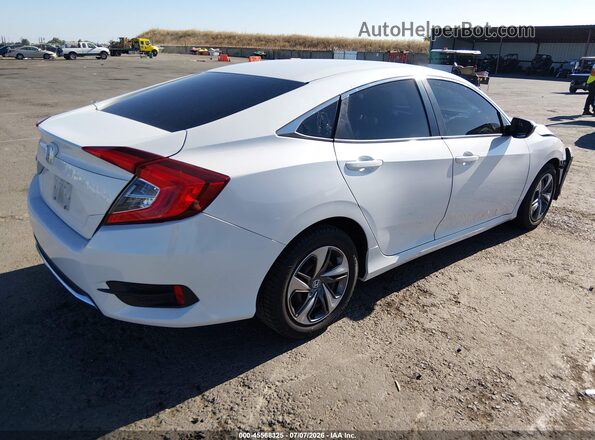 2HGFC2F64KH586758 2019 HONDA CIVIC White Задня права чверть