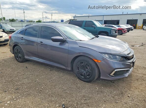 2HGFC2F64KH603848 2019 HONDA CIVIC Gray Przód prawy