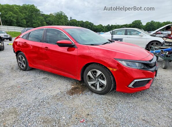 2HGFC2F64LH501354 2020 HONDA CIVIC Red წინა მარჯვენა