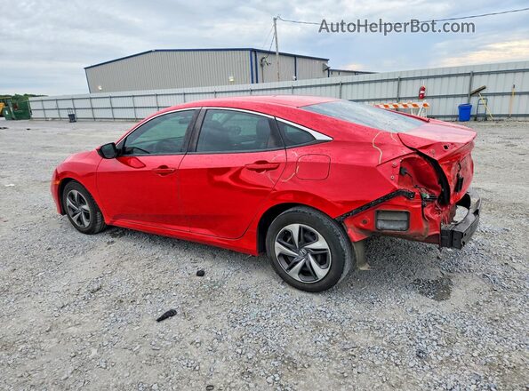 2HGFC2F64LH501354 2020 HONDA CIVIC Red უკანა მარცხენა