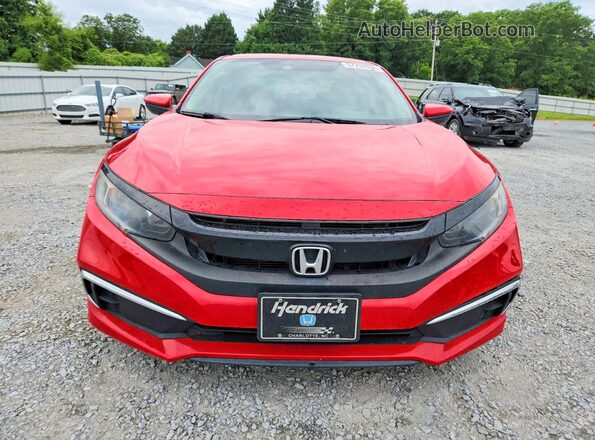 2HGFC2F64LH501354 2020 HONDA CIVIC Red წინა ხედი
