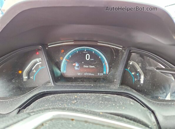2HGFC2F64LH501354 2020 HONDA CIVIC Red ხელსაწყოთა პანელის ხედი