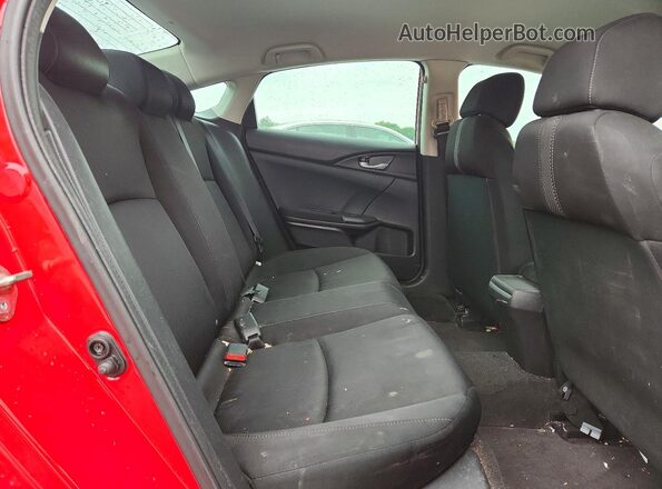 2HGFC2F64LH501354 2020 HONDA CIVIC Red უკანა სავარძლების ხედი