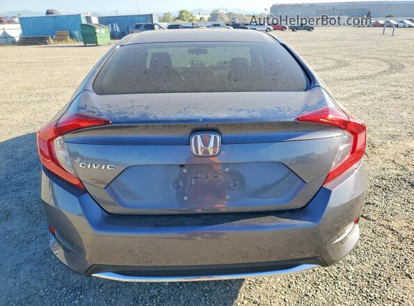 2HGFC2F64LH553891 2020 HONDA CIVIC Gray Вид ззаду
