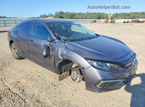 2HGFC2F64LH553891 2020 HONDA CIVIC Gray Передня права чверть