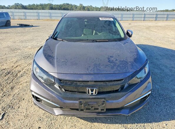 2HGFC2F64LH553891 2020 HONDA CIVIC Gray Вид спереду