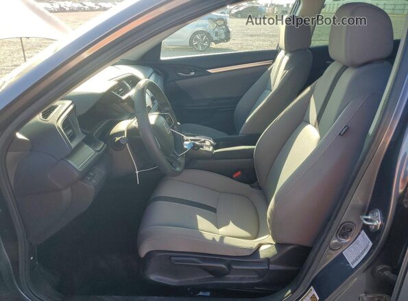 2HGFC2F64LH553891 2020 HONDA CIVIC Gray Вид салону спереду