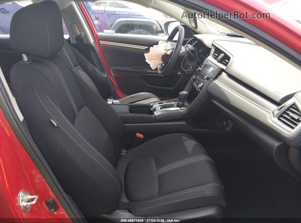 2HGFC2F64LH581657 2020 HONDA CIVIC Красный Вид салона спереди