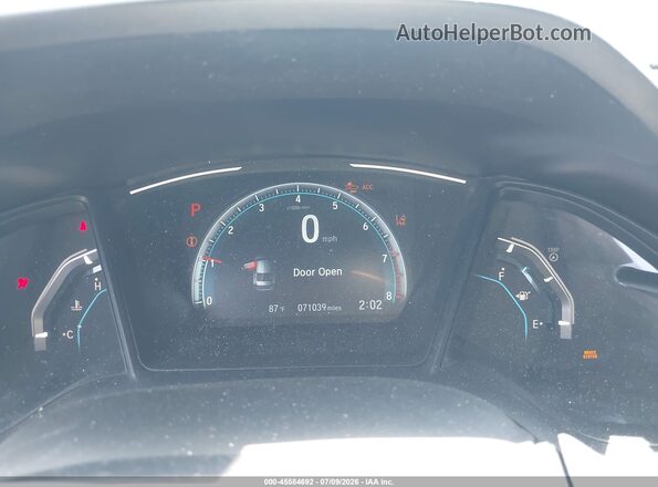 2HGFC2F64MH530015 2021 HONDA CIVIC Blue Вид задніх сидінь