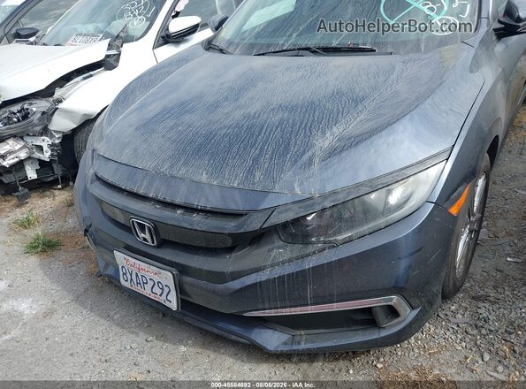 2HGFC2F64MH530015 2021 HONDA CIVIC Blue Вид задньої частини салону