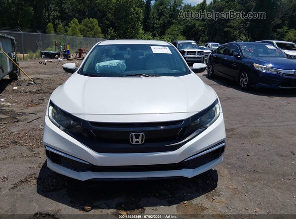2HGFC2F64MH554475 2021 HONDA CIVIC White Instrument cluster view