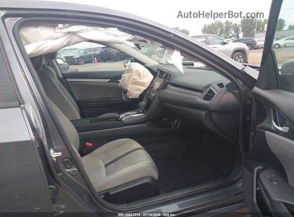 2HGFC2F64MH559935 2021 HONDA CIVIC Gray Front interior view