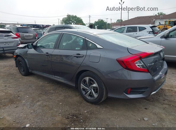 2HGFC2F64MH559935 2021 HONDA CIVIC Gray Rear left