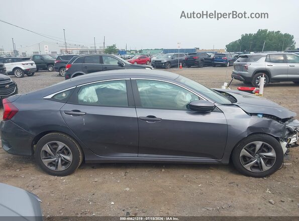 2HGFC2F64MH559935 2021 HONDA CIVIC Gray Rear interior view
