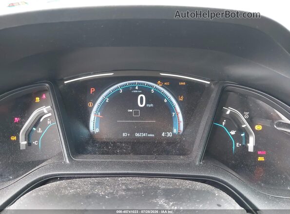 2HGFC2F65KH549024 2019 HONDA CIVIC Dark Blue Vista de los asientos traseros