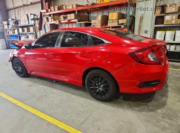 2HGFC2F65KH577695 2019 HONDA CIVIC Red Հետևի ձախ