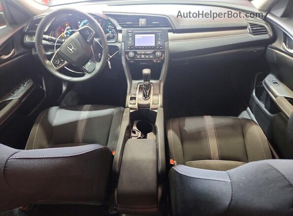2HGFC2F65KH577695 2019 HONDA CIVIC Red Առջևի վահանակի տեսք
