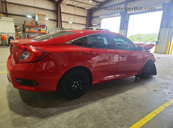 2HGFC2F65KH577695 2019 HONDA CIVIC Red Հետևի աջ