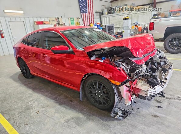 2HGFC2F65KH577695 2019 HONDA CIVIC Red Առջևի աջ