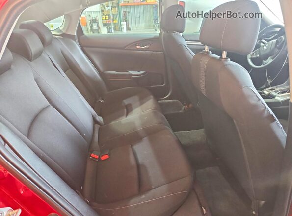 2HGFC2F65KH577695 2019 HONDA CIVIC Red Հետևի նստատեղերի տեսք