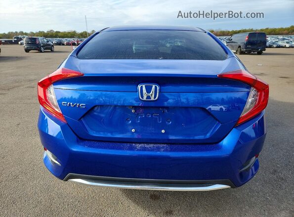 2HGFC2F65KH598711 2019 HONDA CIVIC Blue Widok z tyłu