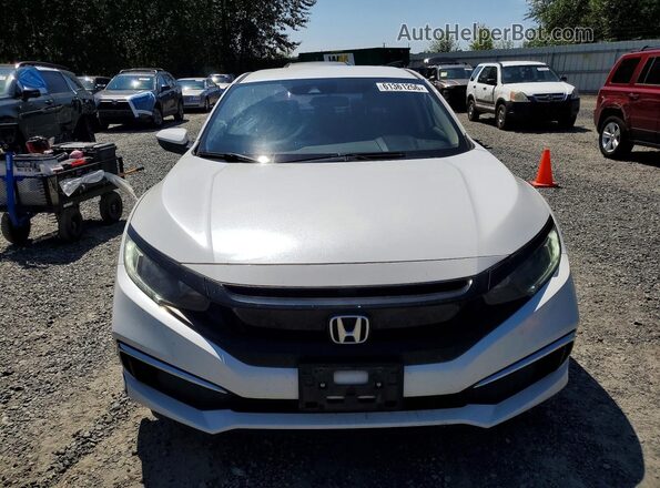 2HGFC2F65KH601137 2019 HONDA CIVIC White Вид спереду