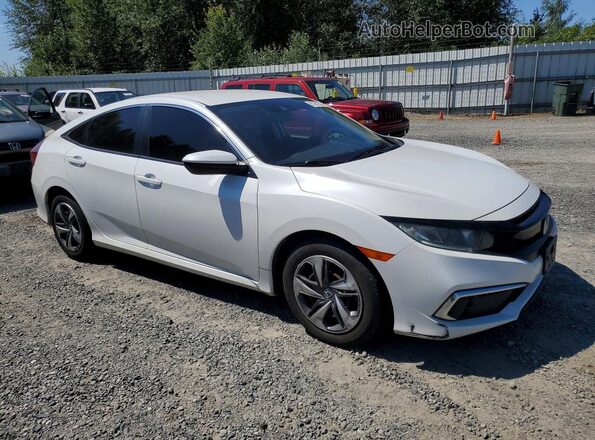 2HGFC2F65KH601137 2019 HONDA CIVIC White Передня права чверть