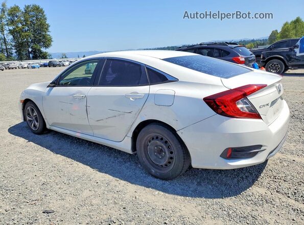 2HGFC2F65KH601137 2019 HONDA CIVIC White Задня ліва чверть