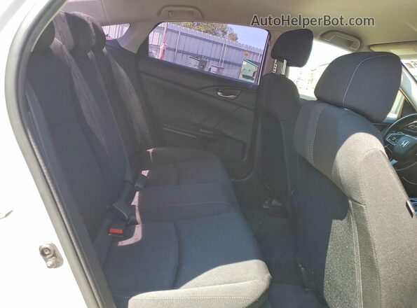 2HGFC2F65KH601137 2019 HONDA CIVIC White Вид задніх сидінь