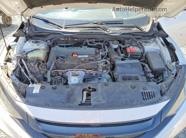 2HGFC2F65KH601137 2019 HONDA CIVIC White Вид задньої частини салону