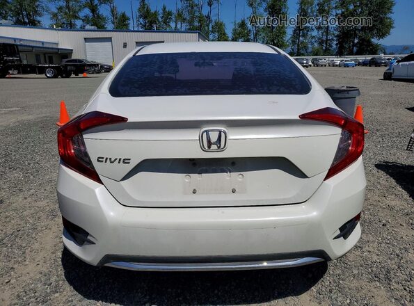 2HGFC2F65KH601137 2019 HONDA CIVIC White Вид ззаду