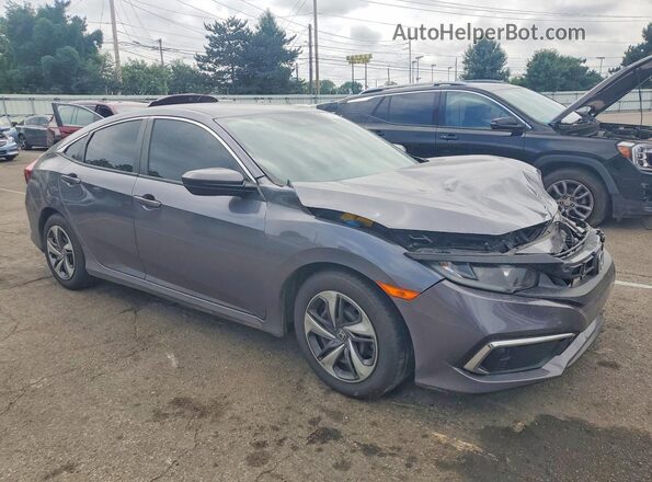 2HGFC2F65LH509124 2020 HONDA CIVIC Gray Przód prawy