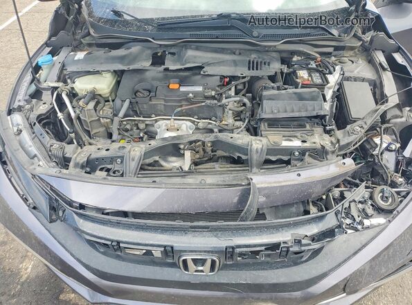2HGFC2F65LH509124 2020 HONDA CIVIC Gray Widok wnętrza z tyłu